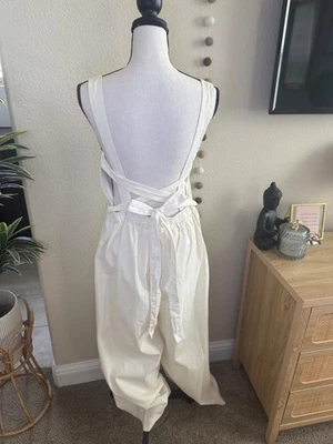 Free People Kristie Jumpsuit in Cream - Size: Medium - BRAND NEW WITH TAGS - Image 1 of 4