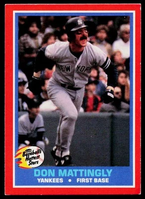 1987 Fleer Baseball's Hottest Stars Don Mattingly #27 New York Yankees - Image 1 of 2