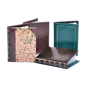 Dolls House 'Leather-Bound' Books, Pack of 4 (MC3089) - 1:12 Scale Miniatures... - Picture 1 of 5