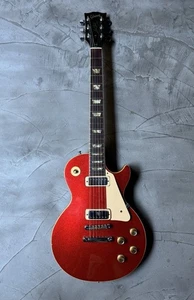 Gibson 1975 Les Paul Deluxe Red Sparkle Only 125 in the world w/Hard case - Picture 1 of 9