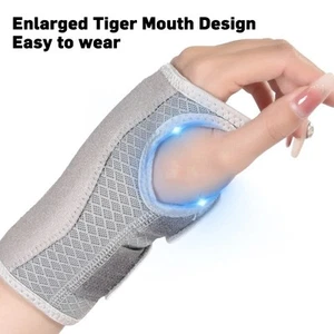NEW Wrist Brace for Carpal Tunnel - Adjustable Night Support Brace with Splints - Picture 1 of 14
