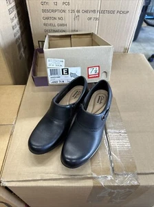 Mujer Clarks Genette Danby Talla 7.5 Cuero Mediano Excelente Estado - Imagen 1 de 10