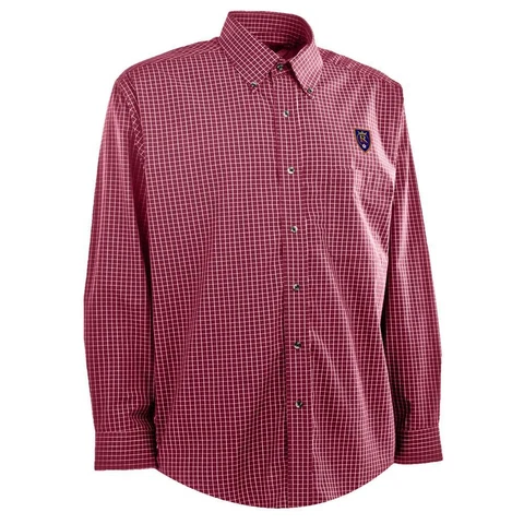 Men's Real Salt Lake Woven Esteem Button Up Shirt Cover