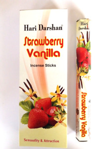 Wholesale Hari Darshan Ethical Incense 120 Stick Hex StrawberryVanilla Fragrance