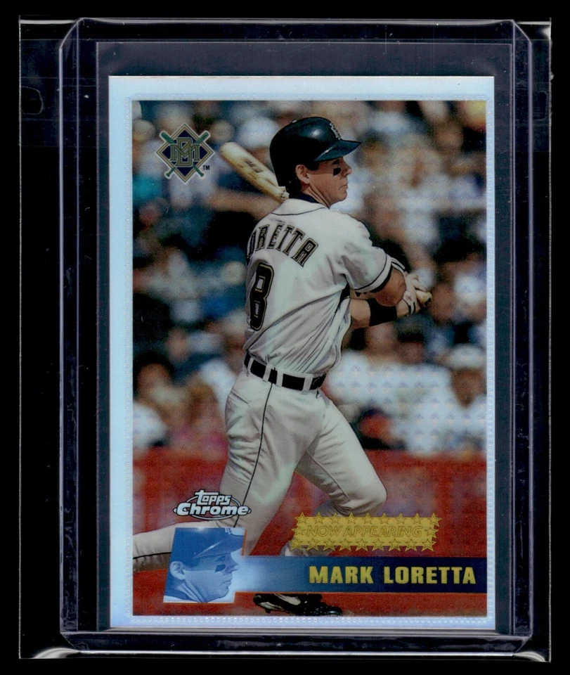 1996 Topps Chrome Refractor #134 Mark Loretta Brewers RC Iconic Set! OC EXMT - Image 1 of 2