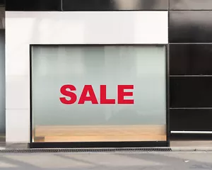 Sale Shop Sticker, Sale Decal, Sale Window Sticker, Sale Wall Sticker, Sale - Picture 1 of 5