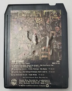 ROB STEWART A NIGHT ON THE TOWN 8-TRACK TAPE 1976 WARNER BROTHERS RECORDS - Picture 1 of 12