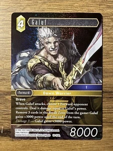 Final Fantasy TCG Opus 18 Resurgence of Power Galuf 18-054L FOIL Legend FFV FF5 - Picture 1 of 2