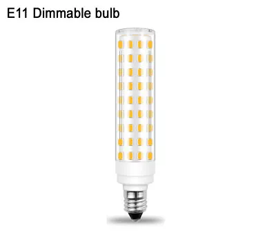 E11 LED Bulb Dimmable 10W 110~120V 950LM 96-2835 Ceramics Light T2896F60 - Image 1 of 4