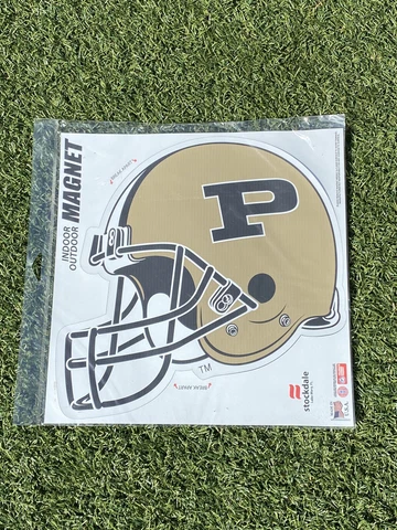 New Purdue Boilermakers 12"x12" Football Helmet NCAA Indoor Outdoor Magnet Cover