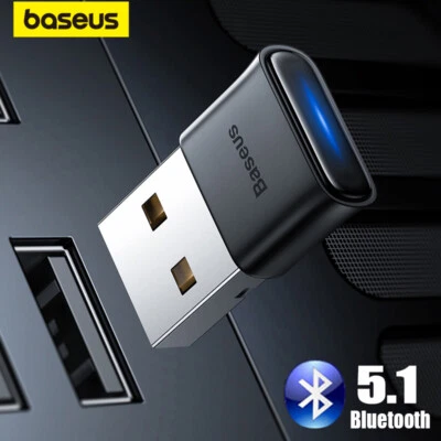 Baseus USB Wireless Bluetooth 5.0 Adapter Dongle Empfänger Sender PC Lautspreche