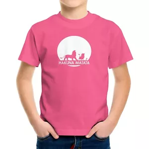 Lion Shirt Toddler Kids Tee Youth Tshirt Gift Lion King Funny Cute Hakuna Matata - Picture 1 of 17