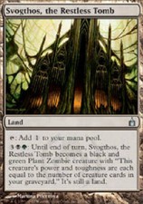 SVOGTHOS, THE RESTLESS TOMB Ravnica MTG Magic the Gathering Cards DJMagic
