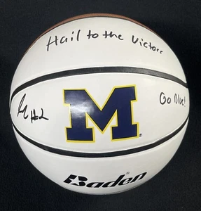 Isaiah Livers Signed & Double Inscribed Michigan Wolverines Basketball JSA COA - Picture 1 of 6