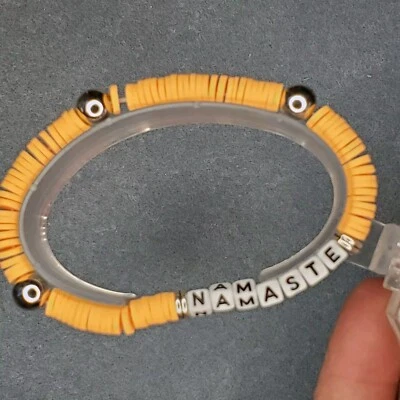 弹力串珠Namaste手链 — 第 1/4 张图片