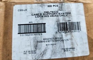 (Pack 500) SISTEMA DE SOPORTE DE CABLE DELTEC SOLO CABEZAL DE BLOQUEO - CSC-LH  - Imagen 1 de 1
