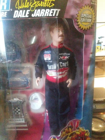 Toy Biz NASCAR 12" Collector Figure Dale Jarrett Special Edition. Box XLNT Cover