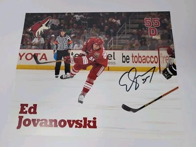 Ed Jovanovski Phoenix Coyotes Signed/Autographed 8x10 Photo  - Image 1 of 3