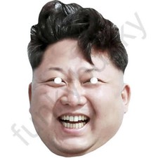 Kim Jong-un Politician Celebrity Card Face Mask - Ready To Wear - Fancy Dress