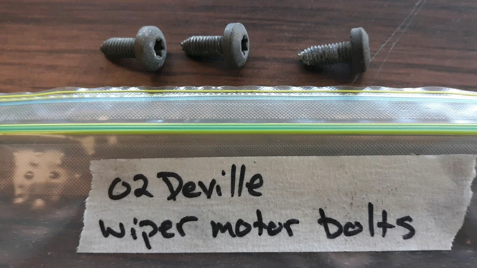 Valeo Car Windsheild Wiper Motor BOLTS 25722394 2003 Cadillac Deville DTS - Image 1 of 1