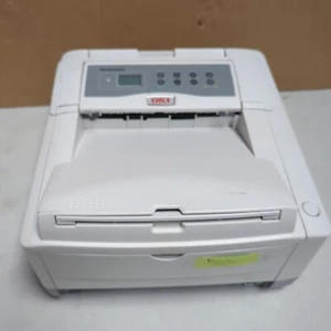 Okidata OKI B4600 Digital Laser USB Parallel Monochrome Printer White 62446501 - Picture 1 of 6