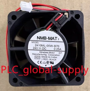 2410ML-05W-B70 1PCS NEW NMB 2410ML-05W-B70 6CM 24V 0.25A two wire 60*60*25mm - Picture 1 of 3
