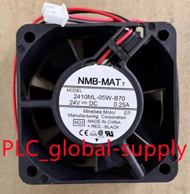 2410ML-05W-B70 1PCS NEW NMB 2410ML-05W-B70 6CM 24V 0.25A two wire 60*60*25mm - Image 1 of 3