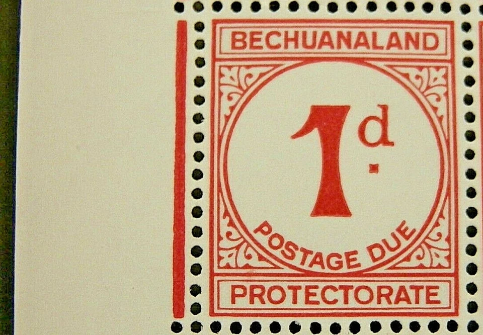 BECHUANALAND 1958 SG D5a. 1d. POSTAGE DUE - CARMINE  -  MNH - Image 1 of 1