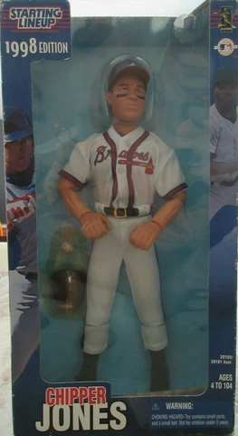 1998 Staring Lineup Chipper Jones MLB 12" Action Figure Kenner Cover
