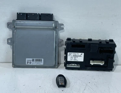 Módulo de control de motor y carrocería Infiniti M37 2011 ecm bcm con llavero 3,7 L # 103421 Foto 1 de 4
