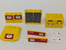 LEGO City Post Office Mail Van Pieces 7731