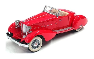 Danbury Mint 1/24 Scale FM15422 - 1934 Packard V-12 Le Baron Speedster - Red - Image 1 of 4