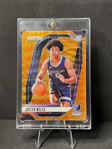 Jaylen Wells Grizzles Rc /60  #239 2024-25 Panini Prizm Orange Wave Prizms - Bild 1 von 3