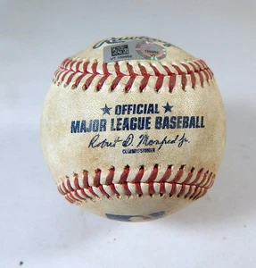 2022 Cincinnati Reds Pirates Game Used Baseball Joey Wendle Reaches On Error - Picture 1 of 3