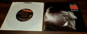 2 Tears For Fears 45 Rpm Singles "Shout" & "Everybody Wants To Rule The World" - Picture 1 of 7