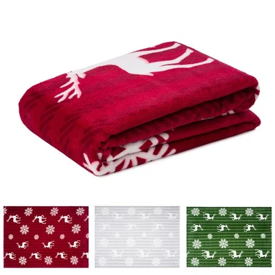 GÖZZE Kuscheldecke "Scandic" Wohndecke XXL 150x200cm Weihnachts Decke Sofadecke - Bild 1 von 4