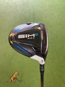 Used RH TaylorMade SIM 2 Max 15* 3-Wood HZRDUS RDX Smoke 80g Graphite Extra Stif - Picture 1 of 10