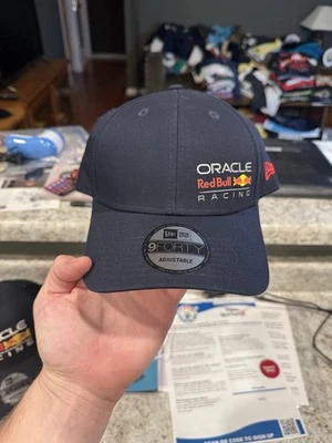 Gorra de camionero ajustable New Era adulto Oracle Red Bull Racing Team azul marino 9Forty Foto 1 de 4