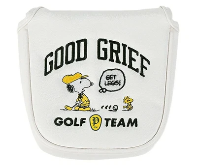 SNOOPY Putter Cover Headcover H-491 LITE GOLF Mallet JAPAN - Image 1 of 3