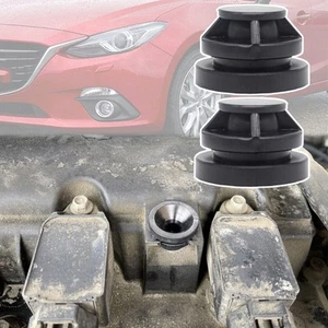Engine Cover Mounts Rubber Black Car Engine Cover Rubber Mount New Practical - Picture 1 of 12