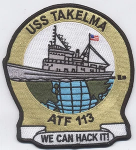 USS Takelma ATF 113 BC Patch Cat No C6621 - Picture 1 of 1