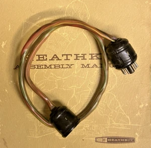 HEATHKIT HP SERIES POWER SUPPLY 2' INTERCONNECT CABLE FOR HW, SB & COLLINS RIGS - Picture 1 of 2