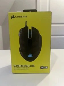 CORSAIR SCIMITAR RGB ELITE Optical MOBA/MMO Gaming Mouse - Black (CH-9304211-NA) - Photo 1/2