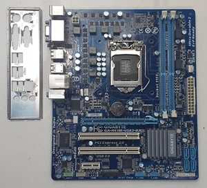 Motherboard GIGABYTE GA-H61M-USB3-B3 LGA 1155 Micro ATX DDR3+I/O Shield+Cooler - Picture 1 of 4