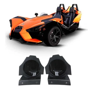 SSV Works Polaris Slingshot 6.5" Behind Seat Under Hoops Speaker Pod Enclosures - Picture 1 of 8
