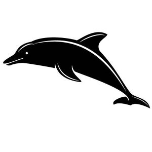 DOLPHIN SILHOUETTE,ANIMALS,FISH, CAR DECAL STICKER