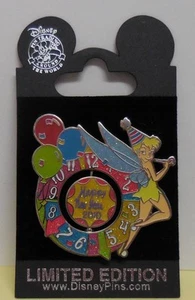 Disney Pin DLR WDW Cast Exclusive 2010 New year's eve spinner Pin LE1250 - Picture 1 of 3