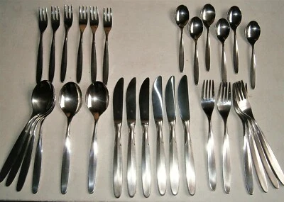 WMF Besteck  Salzburg 30 teilig 6 Personen  90 er Silber  2 x vorhanden - Bild 1 von 3