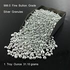 1 oz Silver Bullion Pure Grade .999 Fine Mint Granules Nuggets 31.10 grams