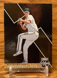 JACKSON RUTLEDGE Elite /999 | 2019 Panini Elite Extra Prospect NATIONALS - Picture 1 of 2